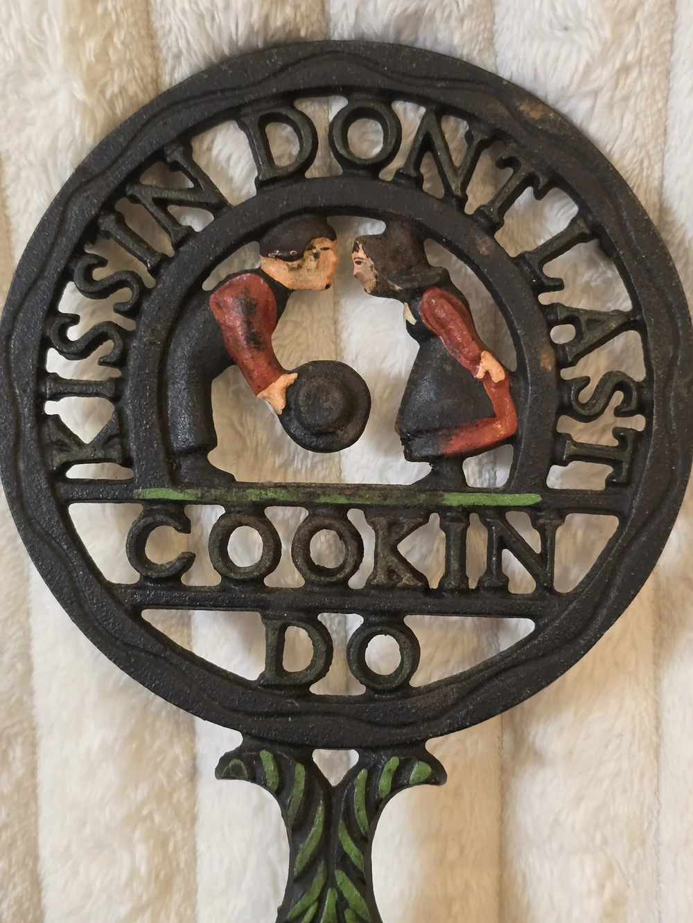 Vintage Wilton Cast Iron Trivet 